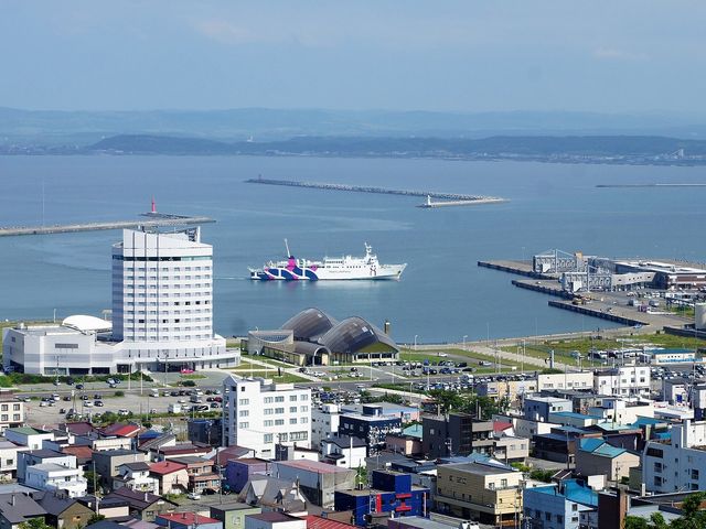 Panorama Guides of Port Entry on Wakkanai Port