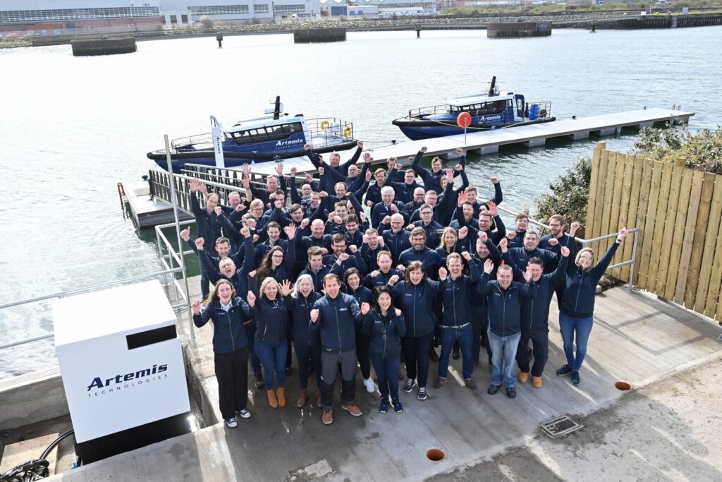 Artemis Technologies’ all-electric foiling prototype takes to the sea