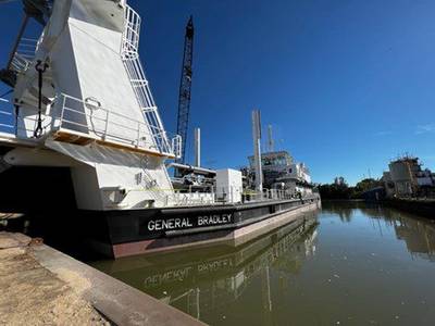 Callan Marine’s New Dredge General Bradley Launched