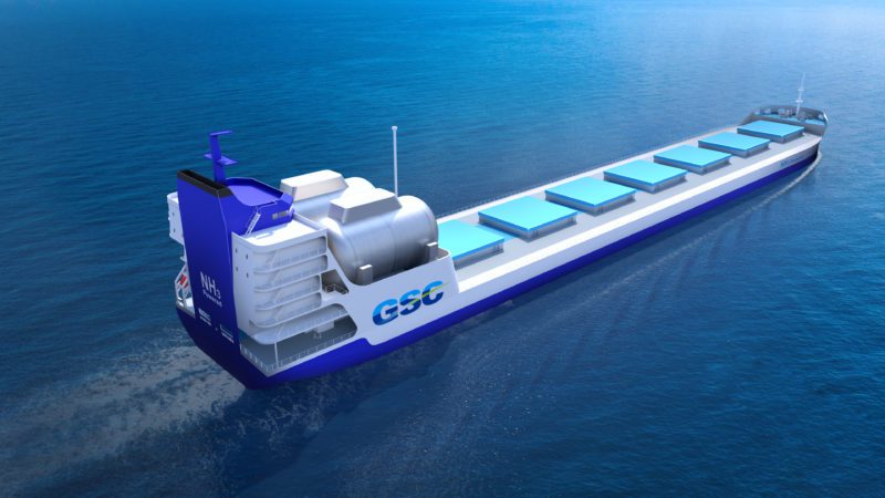 ClassNK issues Approval in Principle (AiP) for Ammonia-ready LNG-fueled Panamax Bulk Carrier developed by GSC