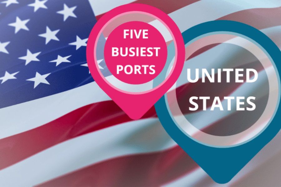 Five busiest ports in the US