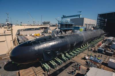 HII Launches Virginia-class Submarine New Jersey