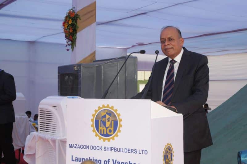 India Launches Submarine ‘INS Vagsheer’ (Photos)