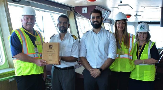 JAXPORT welcomes MSC’s Florida Gulf Feeder service