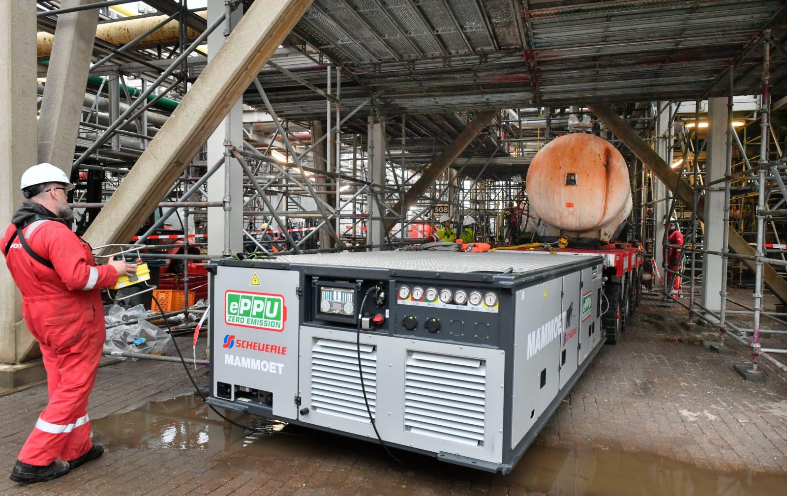 Mammoet makes a major step in project decarbonisation