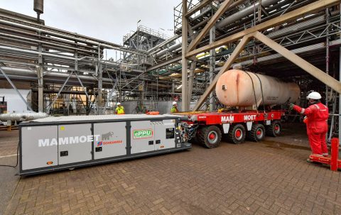 Mammoet makes a major step in project decarbonisation
