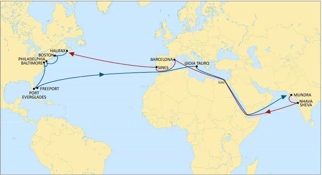 MSC Adds Another New Service to The Port of Philadelphia with the Indus 2