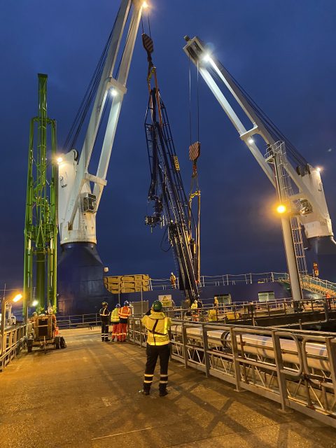 Osprey gets innovative to move a marine loading arm