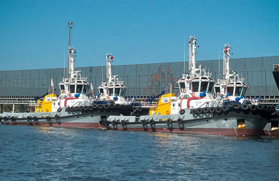 Powerful tugs arrive at Port Qasim