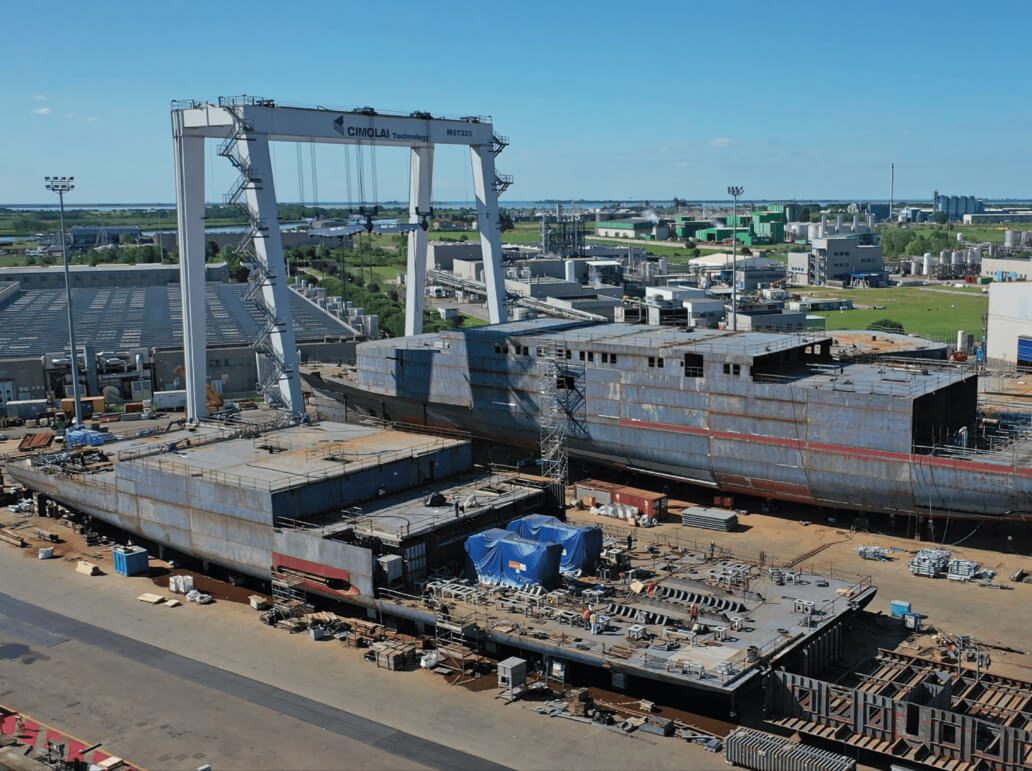 Seabourn’s Second Exploration Cruise Ship Moves to Fitting Out