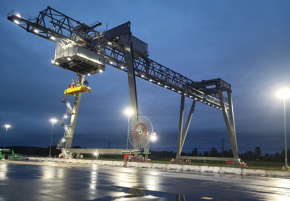 Three Liebherr Auto RMGs enter service at CSX Intermodal in North Carolina