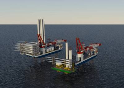 ABS Grants AIP for F&G-Designed COSCO Wind Turbine Installation Vessel