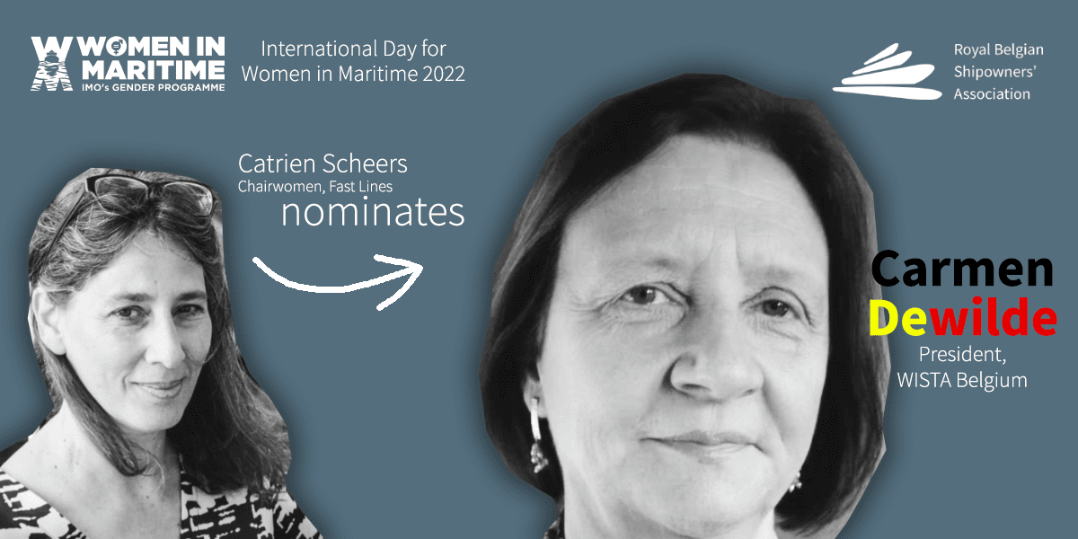 Belgian Shipping features daily nominee to celebrate first international day of women in maritime