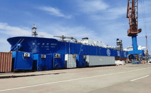 CHIMBUSCO Qingdao Delivers World's First 100,000-DWT Bunker Oil Order for Aquaculture Engineering Vessel