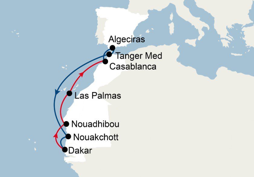 CMA CGM to reshuffle its MEDWAX, EURAF 3 & WAZZAN services in West Africa