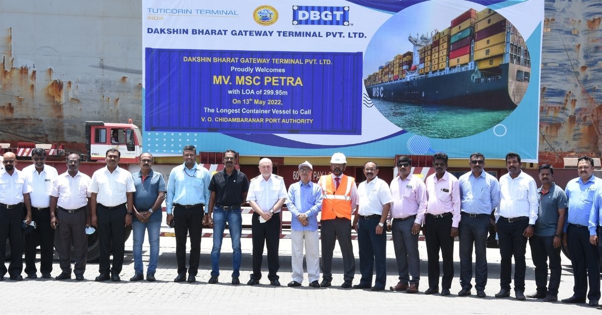 DBGT accommodates longest container vessel at V.O.C. Port.