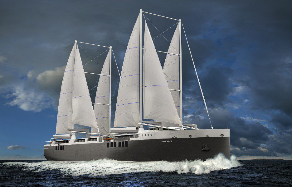 French Wind-Powered Cargo Ship Refines Design with Rigid Sails French Wind-Powered Cargo Ship Refines Design with Rigid Sails