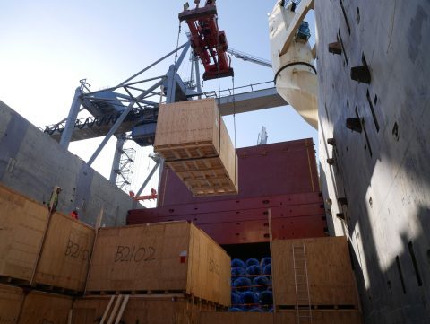 Hansa Meyer Global delivers breakbulk cargo from Bremen to New Orleans