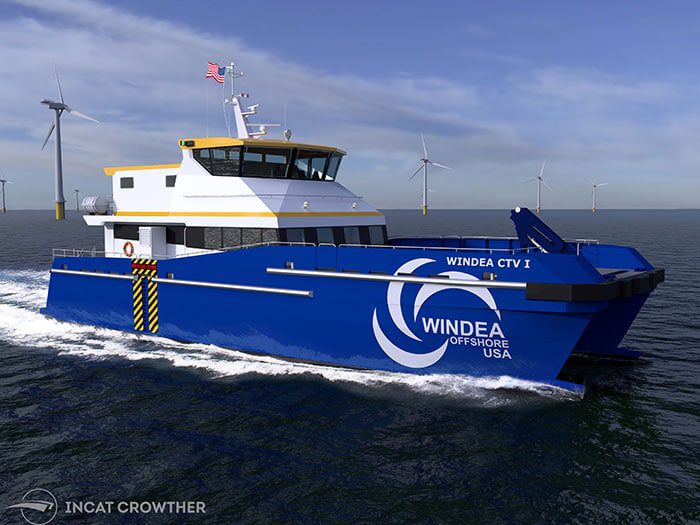 Incat Crowther says more about new Jones Act CTV trio