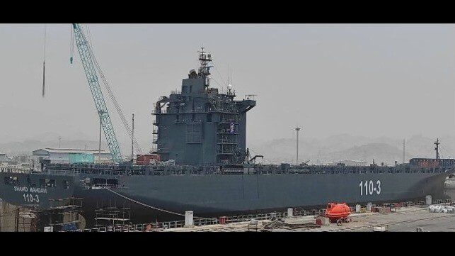 Iran’s IRGC Turns a Panamax Boxship Into a Warship