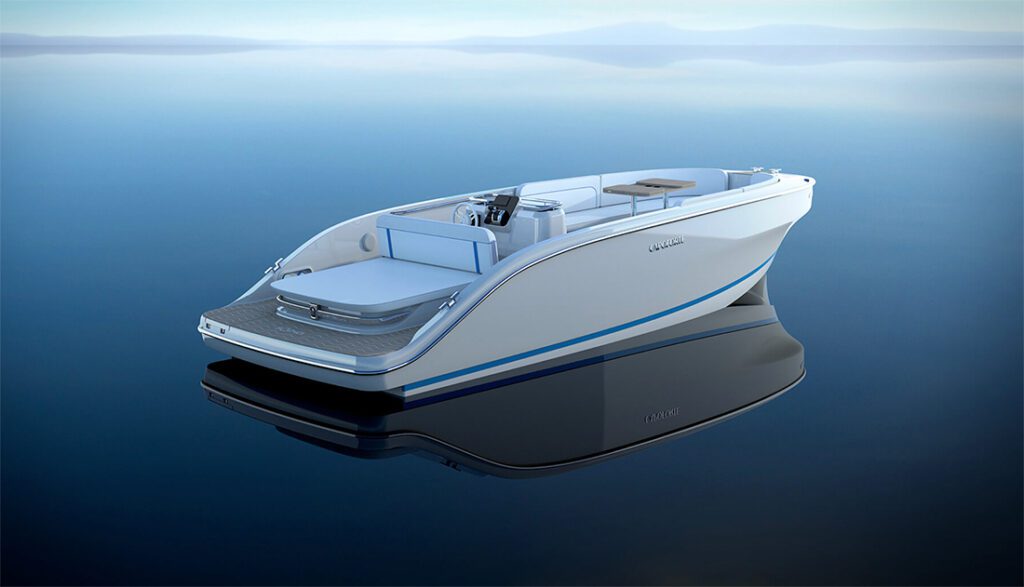Italian builder presents first electric boat model