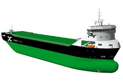 Keel laid for new electric hybrid general cargo vessel Keel laid for new electric hybrid general cargo vessel