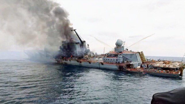 Report: U.S. Intelligence Played a Role in the Sinking of the Moskva