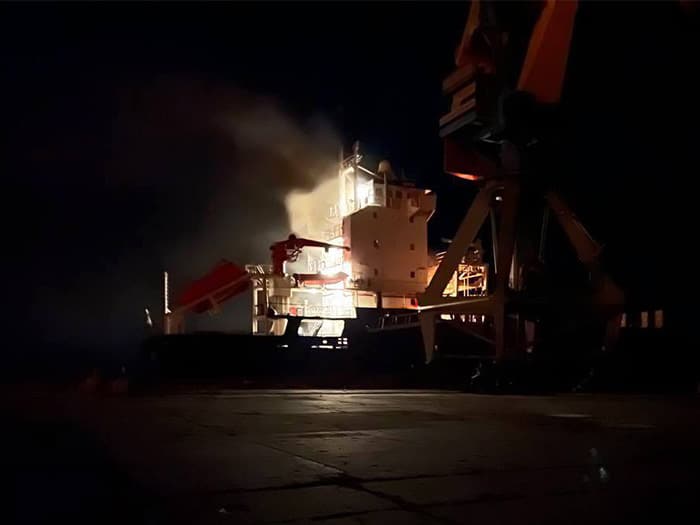 Russia sinks another merchant ship