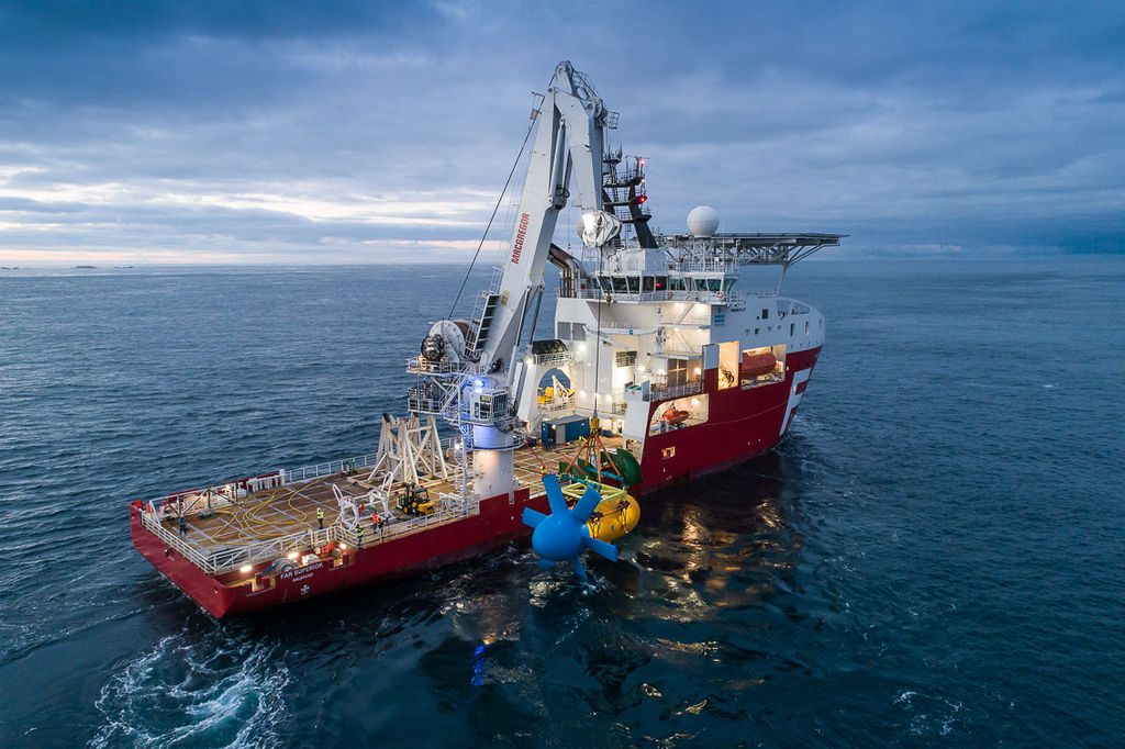 Sabella reinstalls D10 tidal turbine for third test campaign offshore France