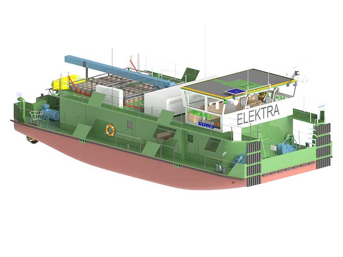 Schottel delivers propulsion units for world’s first emissions-free push boat