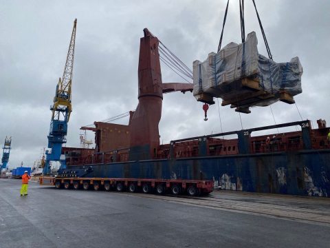 UK’s largest forging press delivered to Sheffield Forgemasters