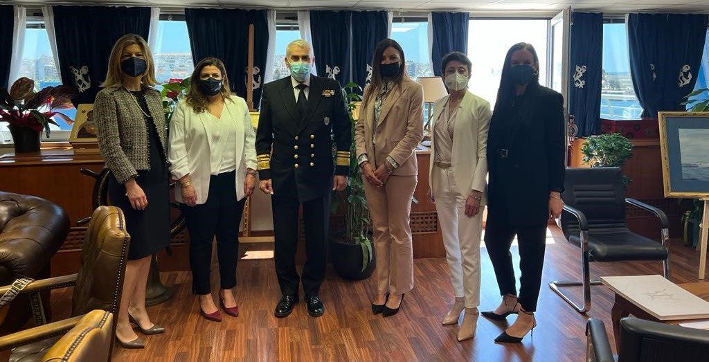 WISTA Hellas new Board visits the Ministry of Maritime Affairs and Insular Policy and the Hellenic Coast Guard