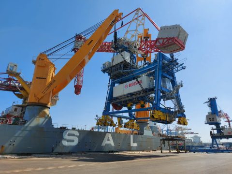 Bedeschi Mechanical Continuous Ship Loader delivered in Ashod, Israel by Jumbo