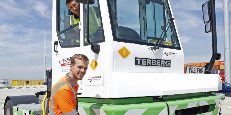 Britain’s first all-electric terminal tractor put into service at London Gateway