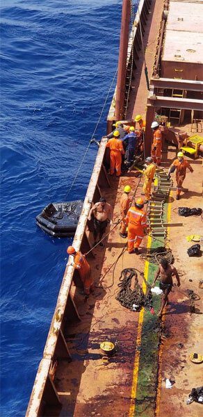 Caribbean Coast Guard Rescues 14 Crew from Sunken Tanker