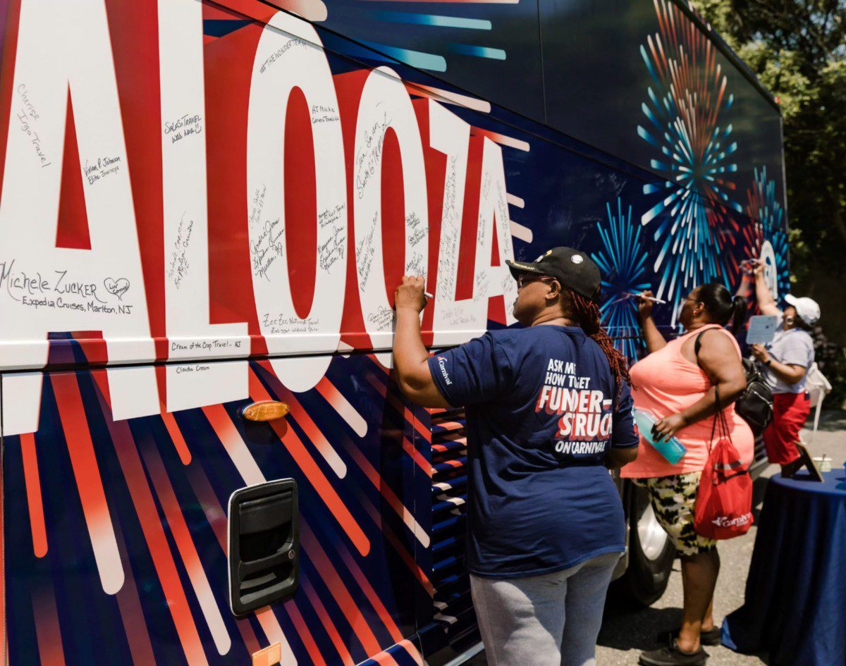 Carnival Cruise Line Begins Bus Tour to Celebrate 50th Birthday