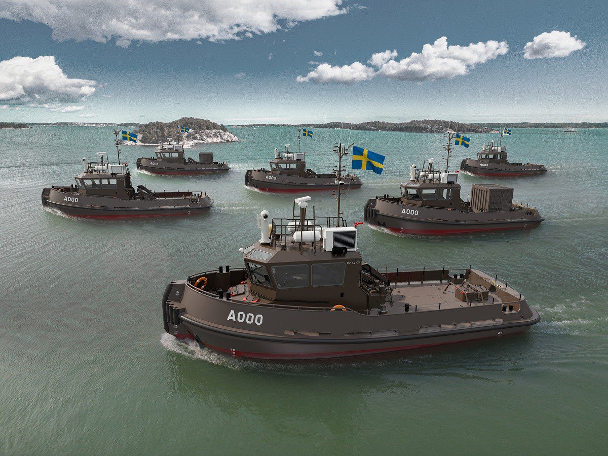 Damen builds a series of harbour tugs for Swedish FMV Damen builds a series of harbour tugs for Swedish FMV