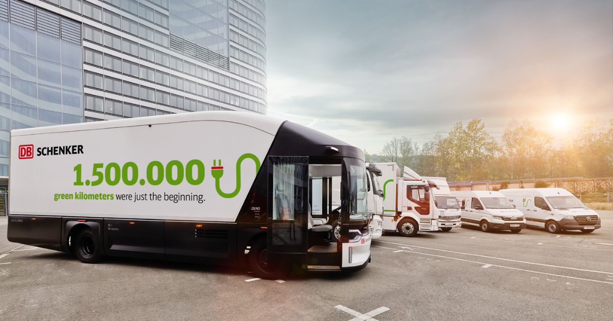 DB Schenker: More than 1.5 Mio kilometers covered with electric vehicles