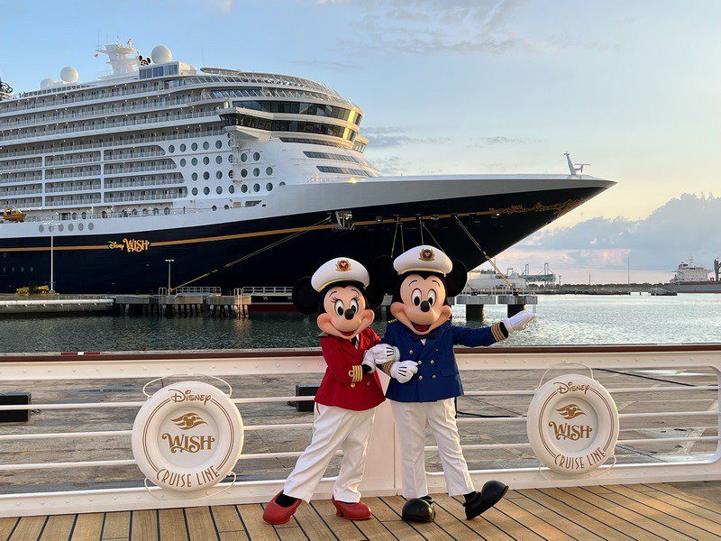 New Disney Wish Arrives at Port Canaveral