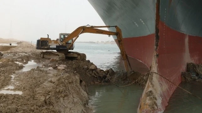 Reinsurers Could Face $2B in Claims Over the Ever Given Grounding