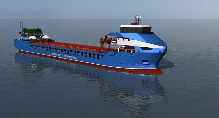 Tata Steel, Van Dam Shipping join forces to develop hydrogen-fueled vessel