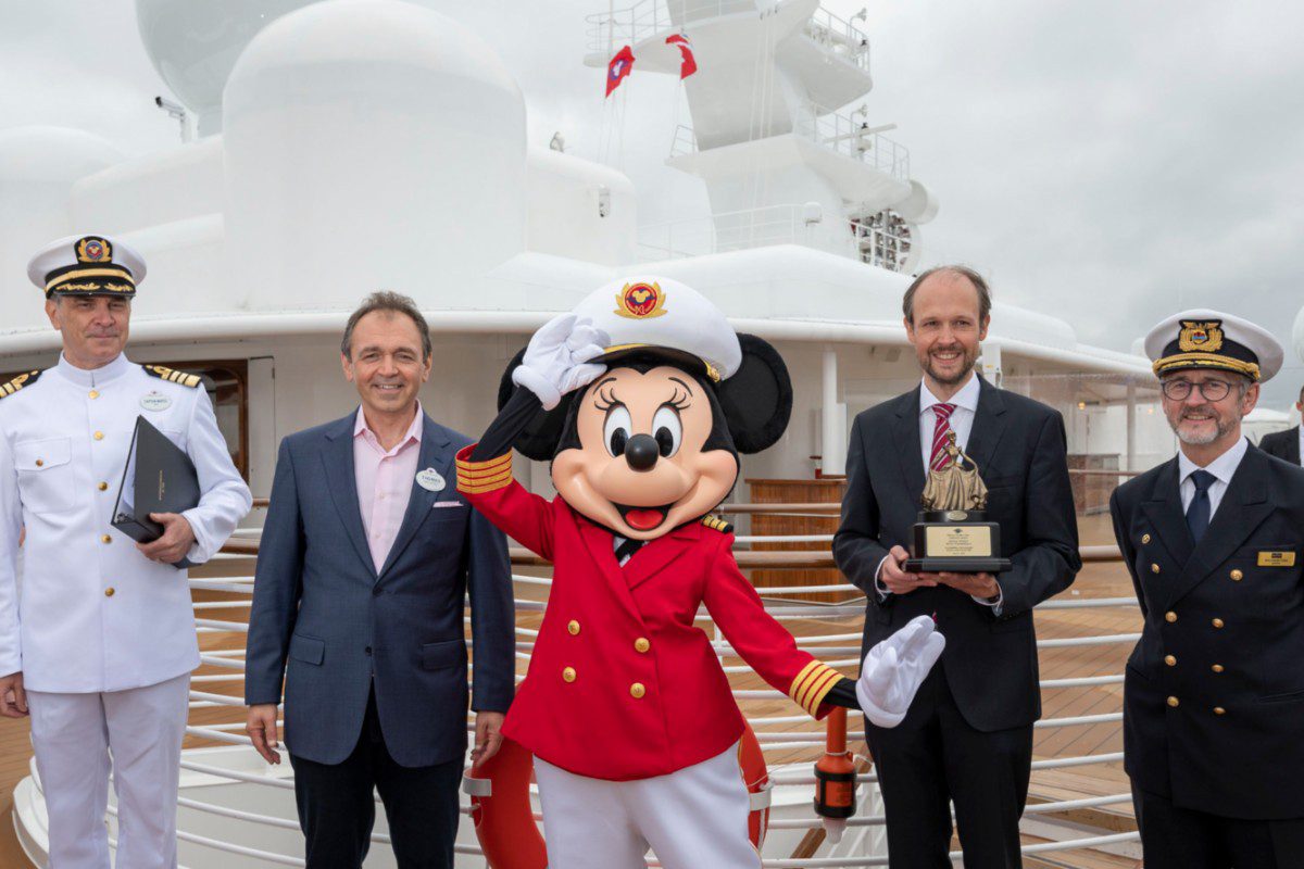 The New Disney Wish Cruise Ship is Officially Delivered from Meyer Werft