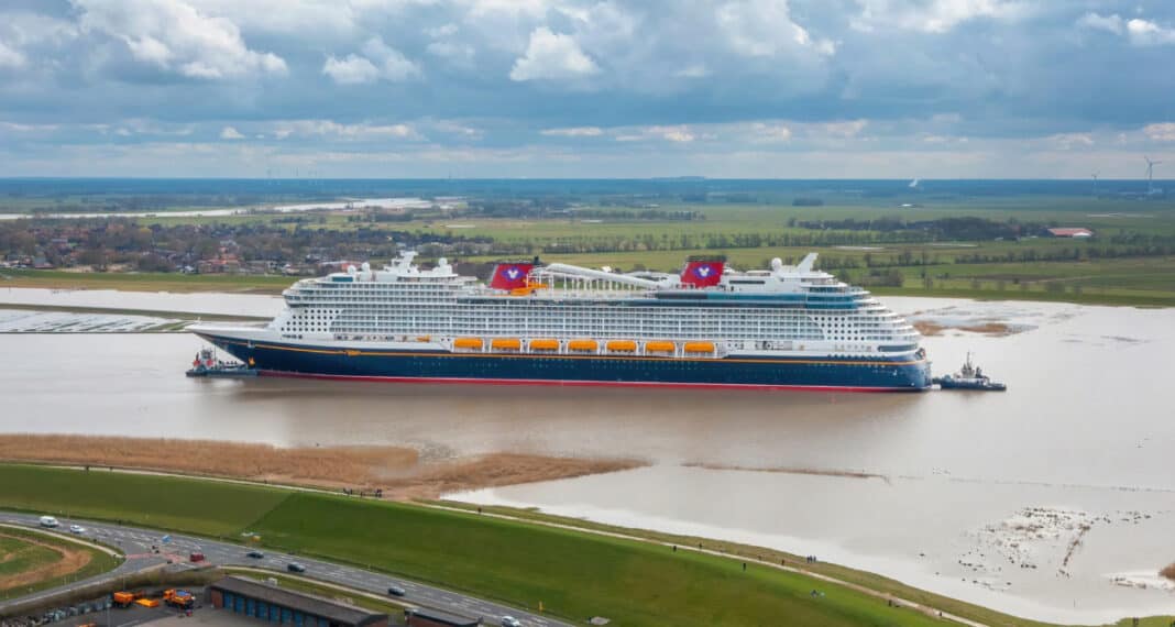 The New Disney Wish Cruise Ship is Officially Delivered from Meyer Werft