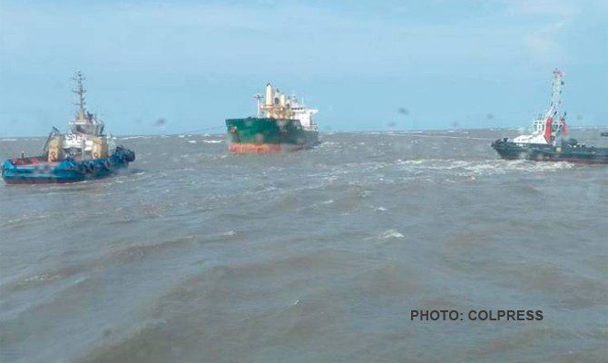 Canadian bulk carrier grounding, Colombia
