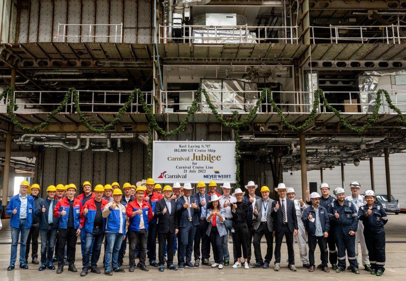 Carnival Brings Texas Flair to Jubilee’s Keel Laying