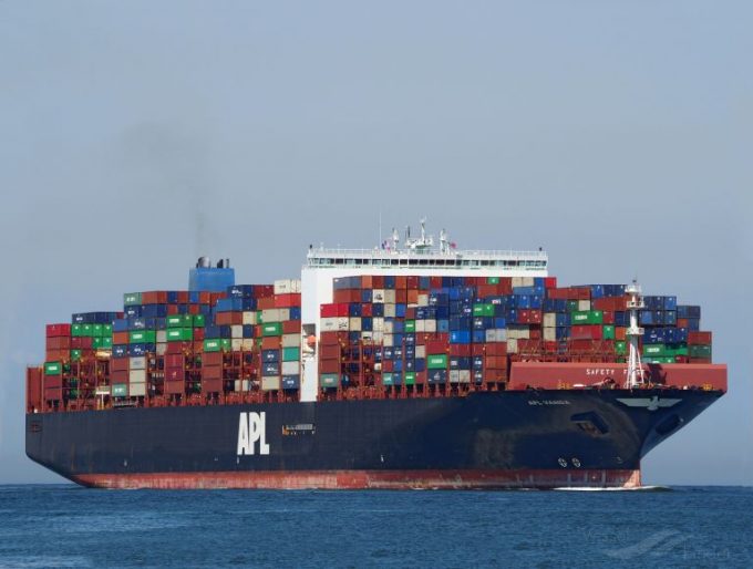 CMA CGM admits to a stack collapse on APL Vanda