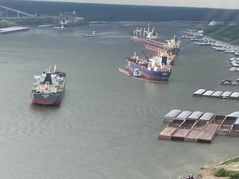 Coast Guard Responds To Oil Discharge From Tanker on Mississippi