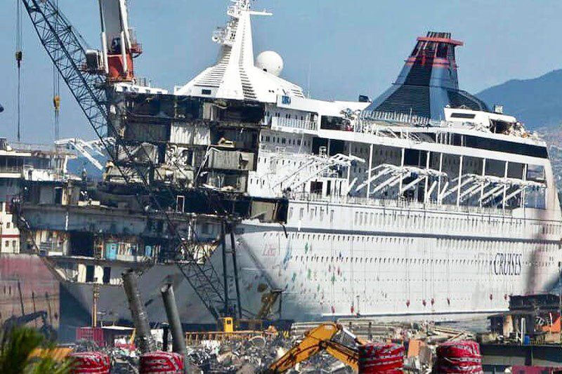 Cruise Ship Scrap Update: More Cruise Ships Hit the Beach