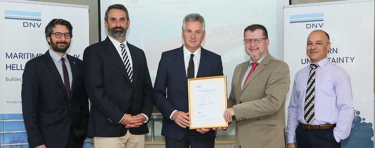 DNV recognizes Arcadia Shipmanagement’s Aegean Myth as the first verified SEEMP III vessel