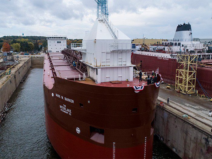 Fincantieri Bay launches first U.S.-flagged Great Lakes bulker in nearly 40 years